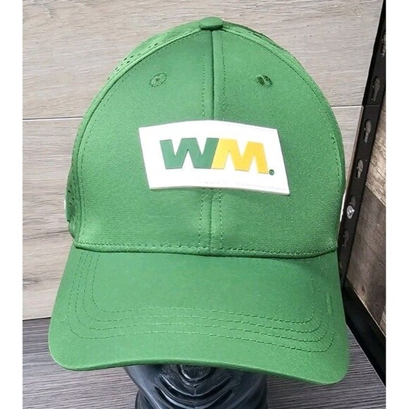 Waste Management WM Snapback  Cap Hat Green Summer Safety New 2025 - Picture 5 of 6